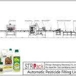 Liña de recheo automática de pesticidas